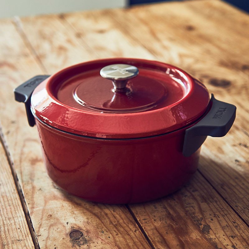 Cocotte redonda de hierro fundido Woll Alemania