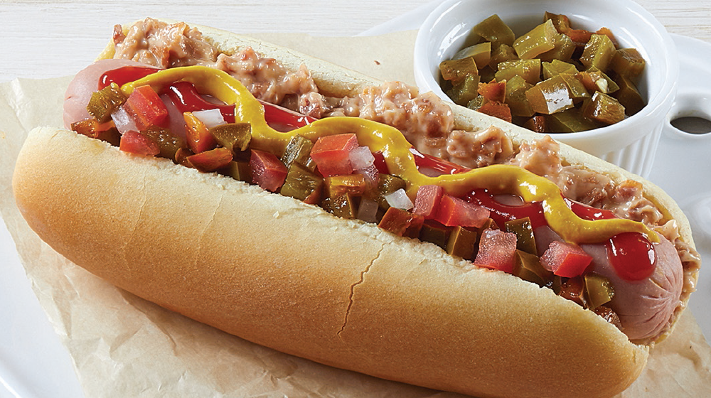 Hot dog con aderezo de tocino muy fácil de preparar